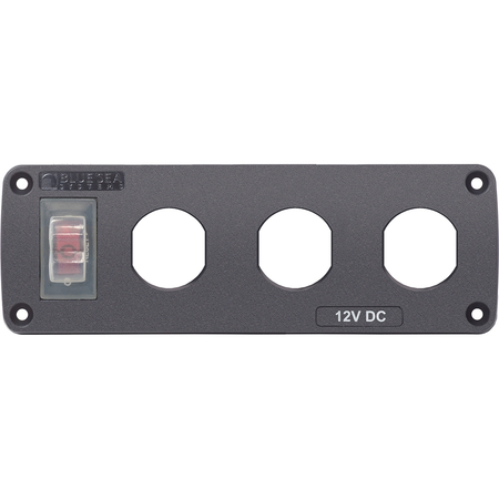 BLUE SEA SYSTEMS 4367 Water Resistant USB Accessory Panel - 15A Circuit Breake 4367